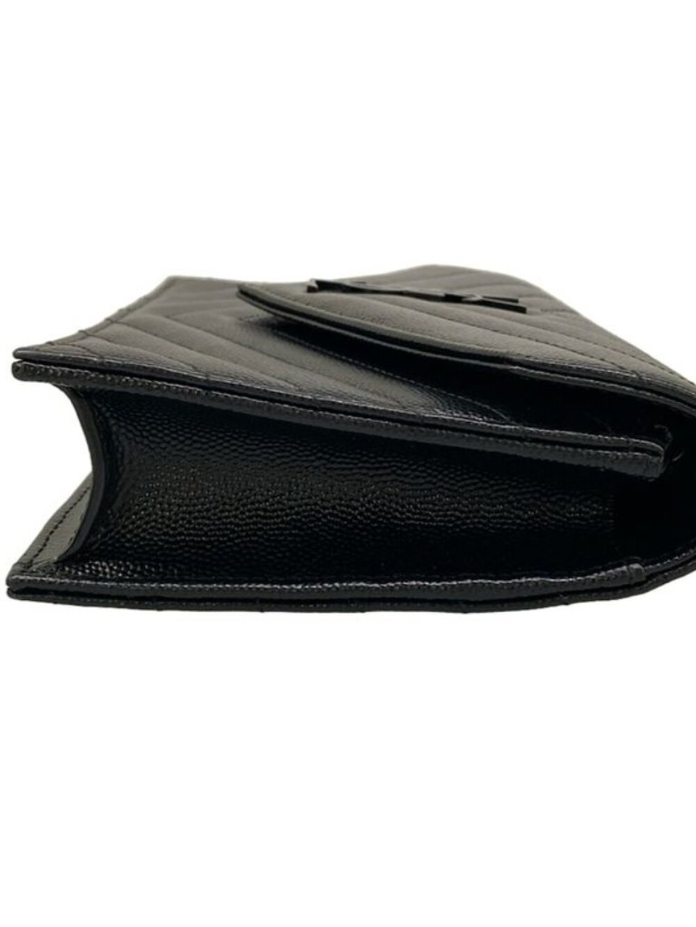 Saint Laurent Paris Wallet Cassandra Envelope Chain Black - Picture 10 of 13